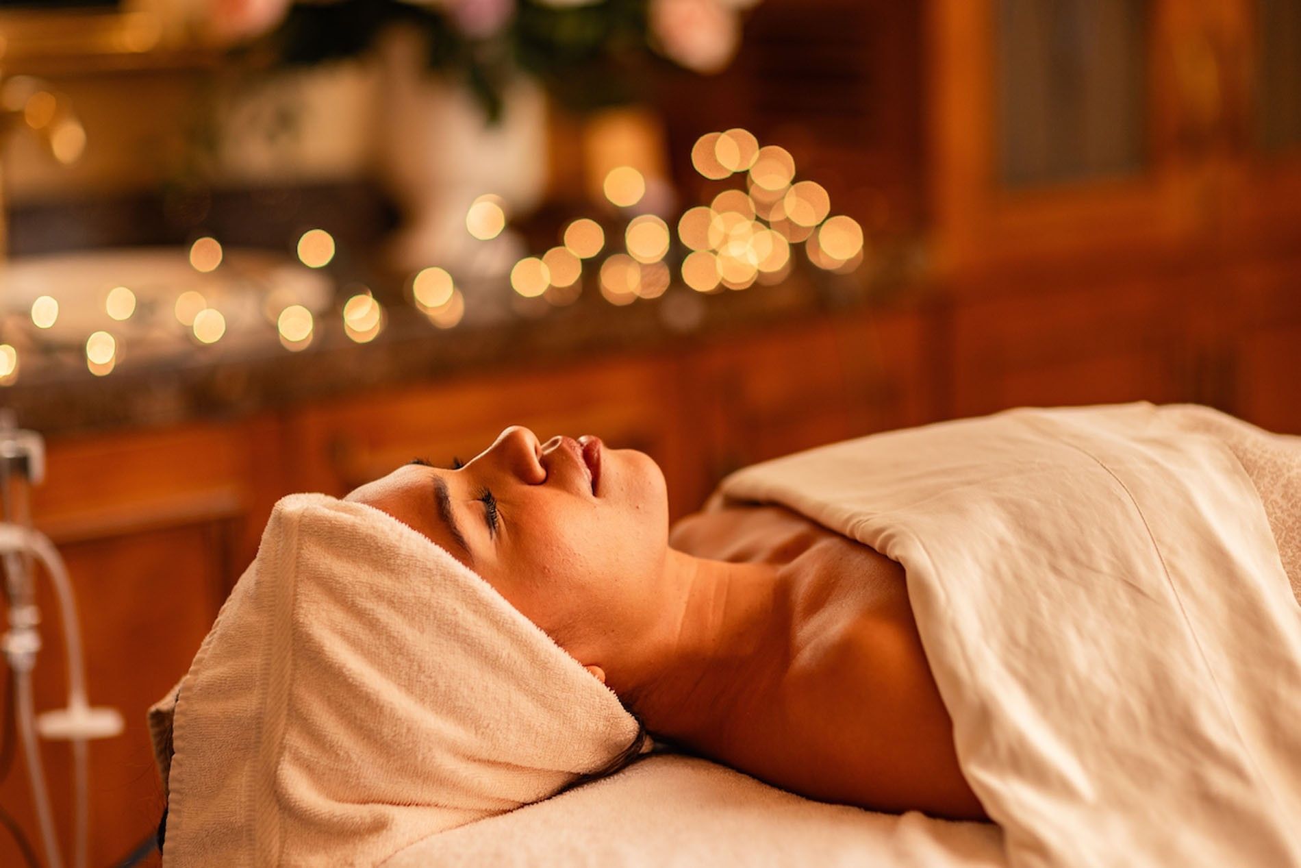 Soin visage apaisant pour peau sensible en institut